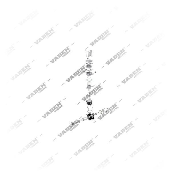 9) 51541007033, 1200 030 006 Mono Cilindro, Compressor de ar, Vaden