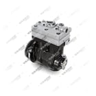 1300190006 (7600 850 006, 8131848, 7408131848 con ingranaggio), Doppio cilindro, Compressore d'aria - Rear Perspective View
