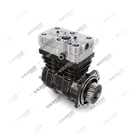1700030002 (7600 850 004, 8170446, 7408170446 con ingranaggio), Doppio cilindro, Compressore d'aria - Front Perspective View