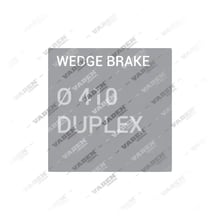 Wedge Brake Ø 410 DUPLEX Wedge Brake Kit de Réparation, Types d'étriers de frein