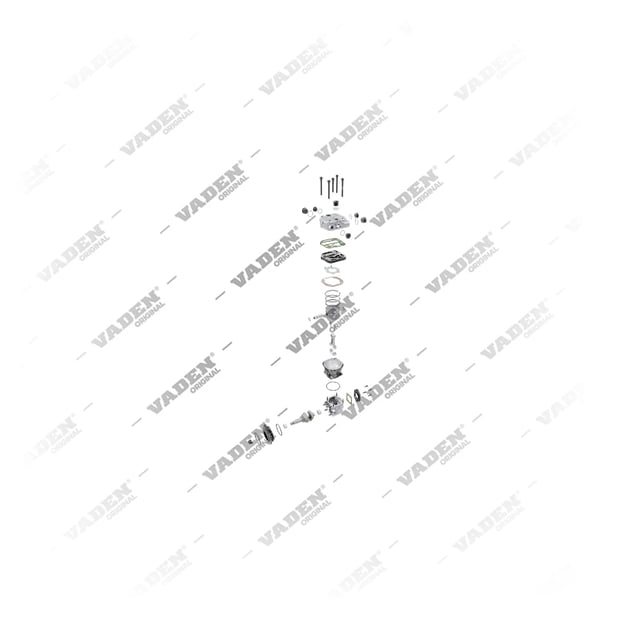 9) K001332,961200510014, 2900 100 001 Single Cylinder, Air Compressor, Vaden