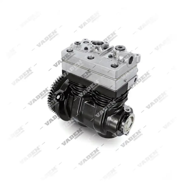 2) 9125120040SP1,9125120080SP1,20774294SP1,20846000SP1, 1300190003 (7600 850 006, 8131848, 7408131848 com engrenagem), Cilindro duplo, Compressor de ar, Vaden