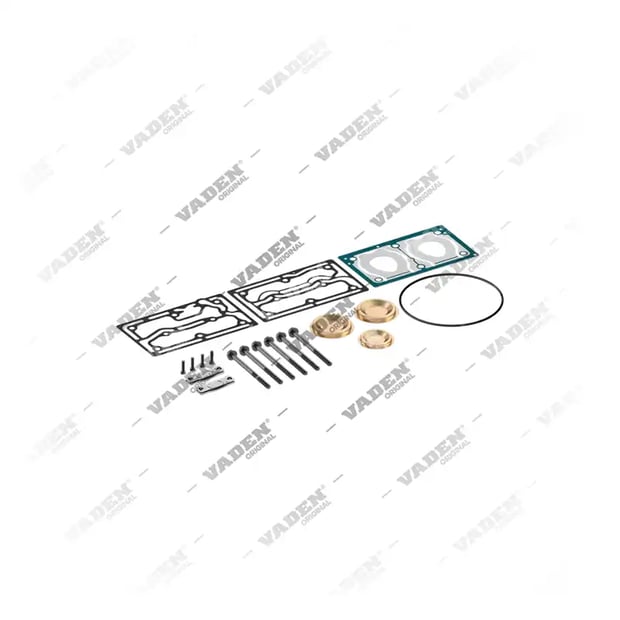 1) 9125279212, 1800 100 770 Kit de reparação, Kit reparo do compressor de freio a ar, Vaden