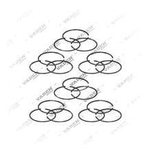 631 200 Ø63,50mm (STD) 2,38+2,38+2,38+3,16+3,16, Уплотнитель, Запчасти для компрессора