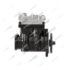 1300190012 (7600 850 006, 8131848, 7408131848 con ingranaggio), Doppio cilindro, Compressore d'aria - Right Side View