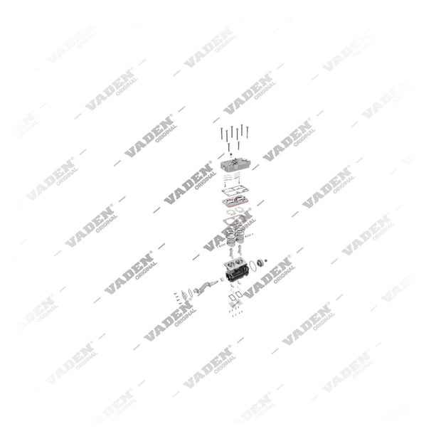 9) 70330094SP1,8113634SP1,LK4921SP1, 1300090010 (7600 750 002, 470775, 478777 con ingranaggio), Doppio cilindro, Compressore d'aria, Vaden