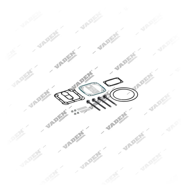 1) K0049540069, 1100 460 770 Kit de reparação, Kit reparo do compressor de freio a ar, Vaden