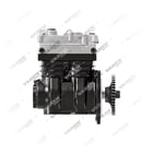 1300260003 (7600 850 008, 3161258, 7403161258 con engranaje), Bicilíndrico, Compresor de aire - Right Side View