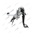 9650011060,S9650011060,S9650011060,S9650011060,S9650011060,A0214078000, 965 001 106 0 Senkronize Olmayan, Hidrolik Debriyaj Pedal Ünitesi, Vaden