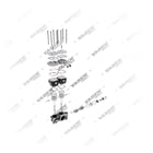 1200 020 003 Çift Silindirli, Kompresör - Exploded Parts Diagram