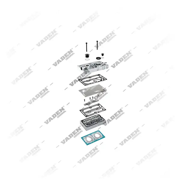 2) 9125149202,7421707604, 17 16 10 Silindir Kapak, Kompresör Parçaları, Vaden