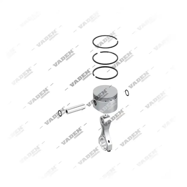 1) , 8000 781 001 Biela e Pistão, Kit reparo do compressor de freio a ar, Vaden