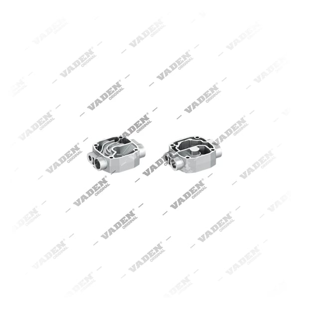 1) , 25 16 12 Placa de arrefecimento, Kit reparo do compressor de freio a ar, Vaden