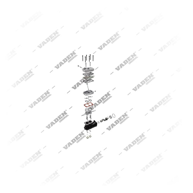 9) 4124420010,5010437567, 1700025001 Çift Silindirli, Kompresör, Vaden