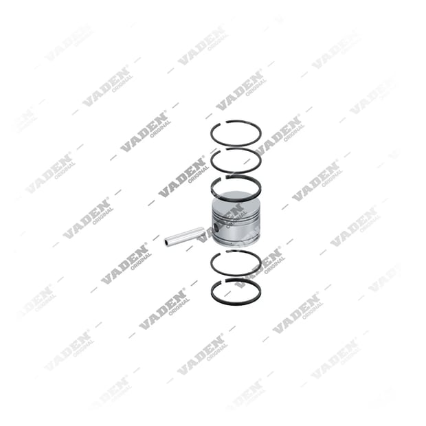 1) , 7000 701 101 Pistão e Anel, Kit reparo do compressor de freio a ar, Vaden