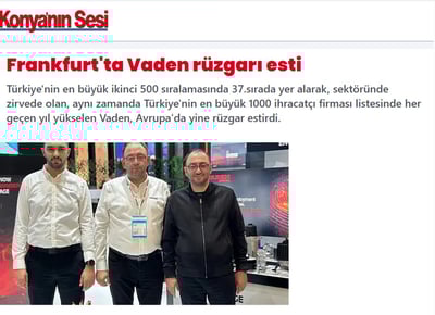 Vaden Made Waves in Frankfurt