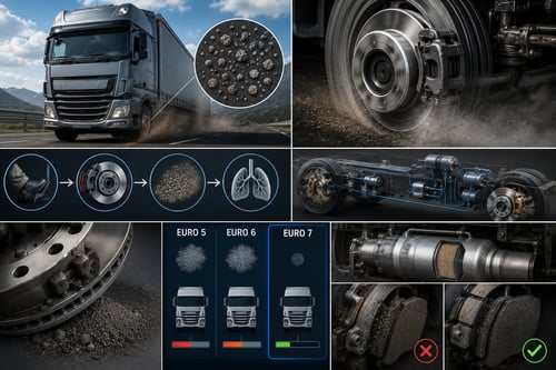 EURO7 and Brake Dust Emissions: Impact on the Heavy-Duty Vehicle Sector