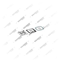 2500 140 650 Placa da válvula, Kit reparo do compressor de freio a ar