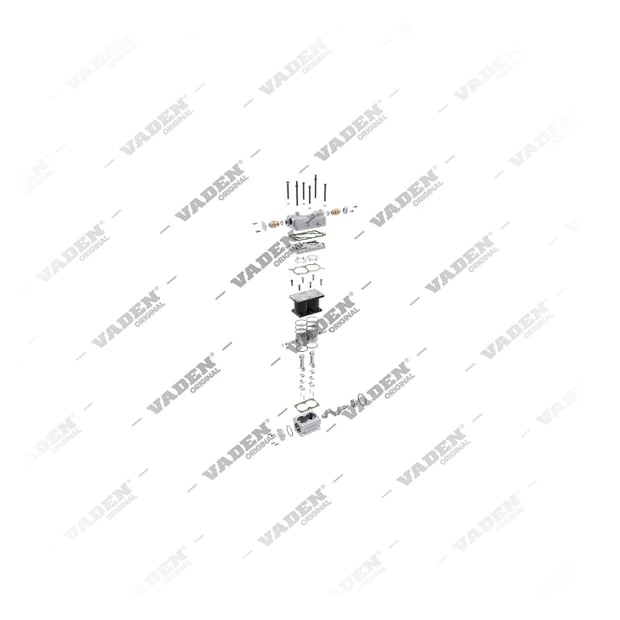 9) , 3400 020 001 Twin Cylinder, Air Compressor, Vaden