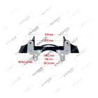 K108001K50, 3522003 SL7.../ SM7.../ ST7...- 22.5" Kızak, Kaliper Taşıyıcı, Vaden