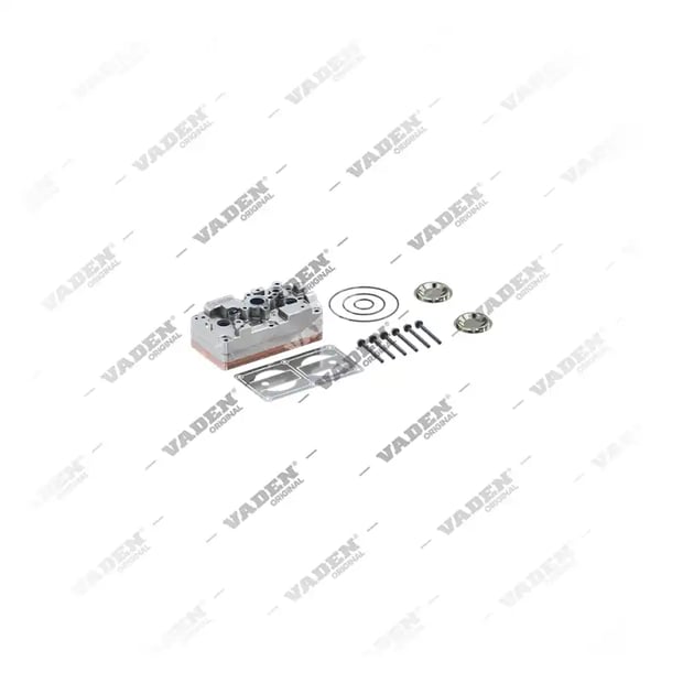 1) K189905K50, 14 09 70 Cabeçote, Kit reparo do compressor de freio a ar, Vaden