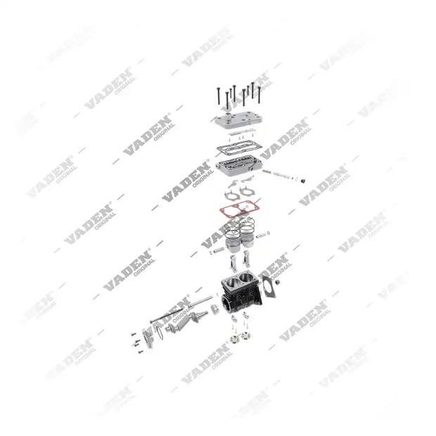 A4571304615SP1 MERCEDES BENZ (sem engrenagem), Cilindro duplo, Compressor de ar – imagem 9