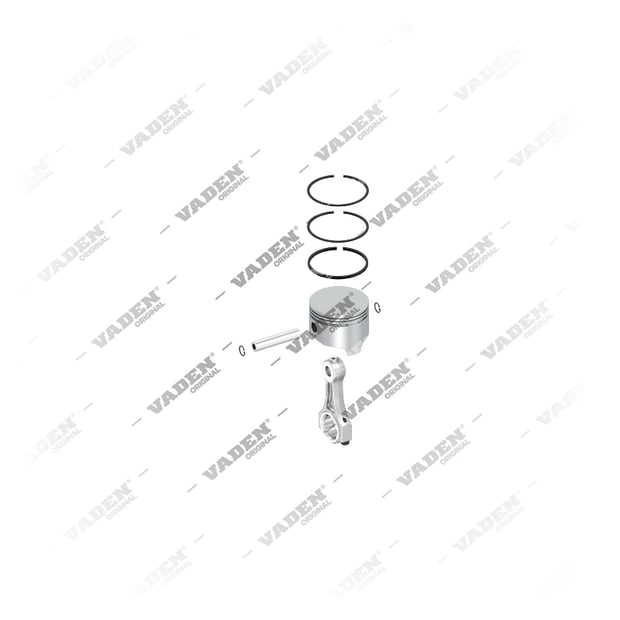 1) , 8000 801 003 Biyel Kolu & Piston, Kompresör Parçaları, Vaden