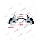 0004213906,K013742, 3522026 SN6.../ SN7.../ SK7...- 22.5" Support d'étrier, support d'étrier, Vaden