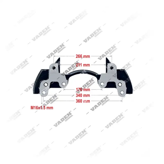 1) 0004213906,K013742, 3522026 SN6.../ SN7.../ SK7...- 22.5" Support d'étrier, support d'étrier, Vaden