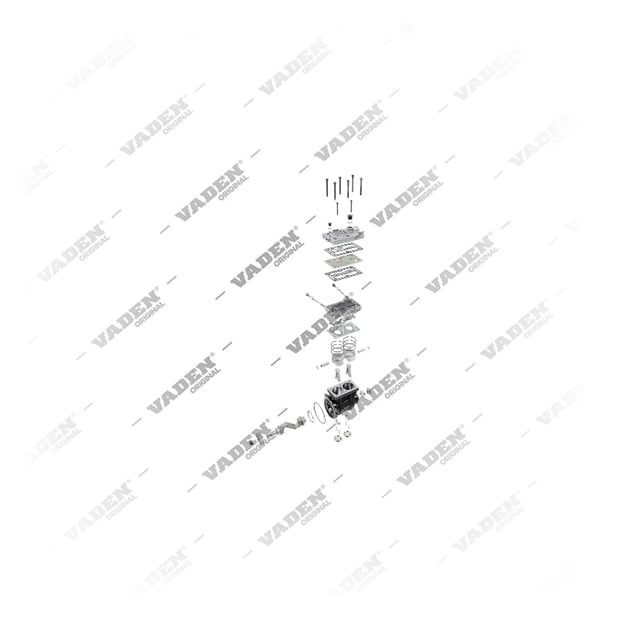 9) 9125420070,220062021, 2800 070 001 Çift Silindirli, Kompresör, Vaden