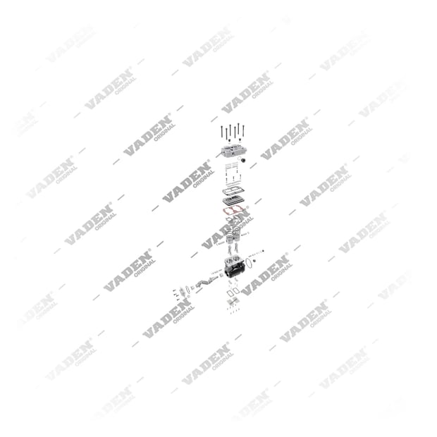9) II15993000,II15993AT,II15993AT000,II15993C07,II15993C57,II15993V,II15993X00,II15993X07,II15993X57,LP4825,8112427,81124273,8150407, 1300 060 001 Cilindro duplo, Compressor de ar, Vaden