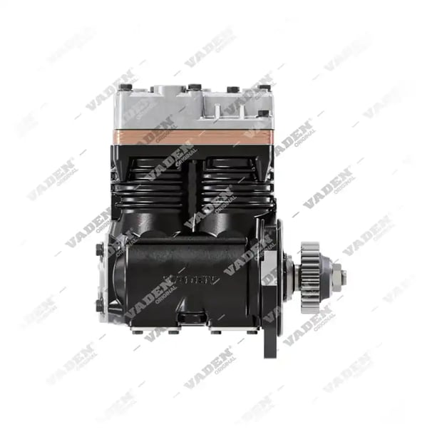 1700 010 005 (7600 750 007, 5010240933 com engrenagem) Cilindro duplo, Compressor de ar – imagem 5