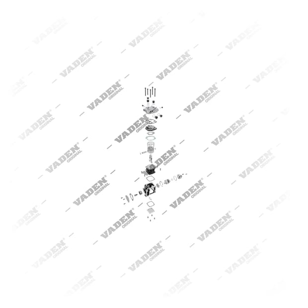 9) 4471301815, 1100 120 005 Einzylinder, Luftkompressor, Vaden