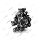 303.02.0024-S Válvula de proteção multi-circuito - Front Perspective View