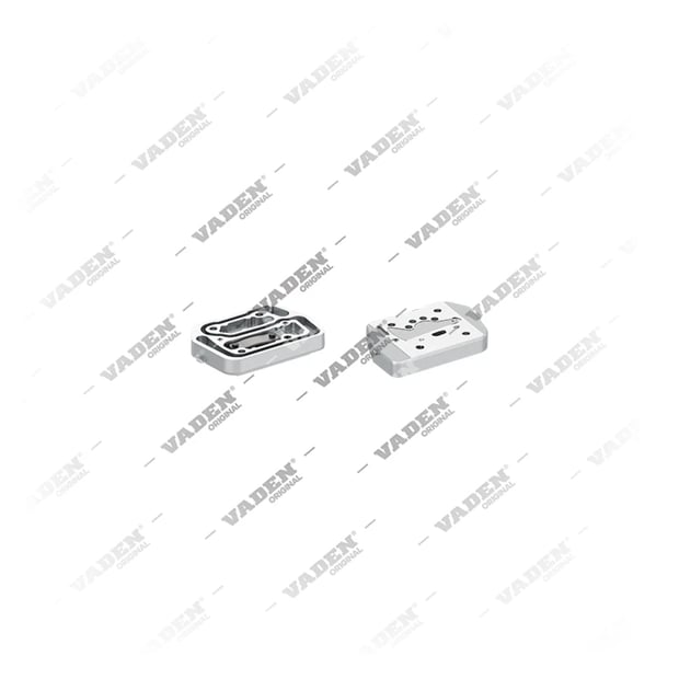 1) , 25 09 12 Placa da válvula, Kit reparo do compressor de freio a ar, Vaden