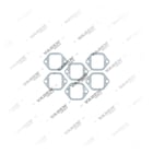 1200 01 001 X 6 Conta, Egzoz Manifold - Front Perspective View