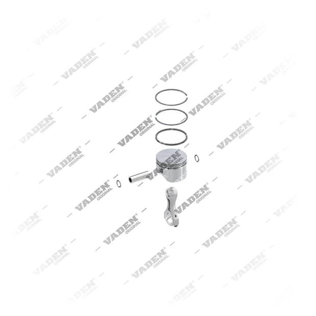 1) , 8000 920 001 Biela e Pistão, Kit reparo do compressor de freio a ar, Vaden