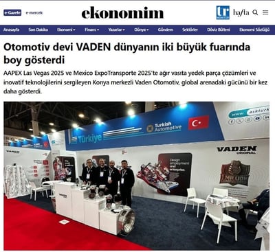 Автомобильный Гигант VADEN Заявил о Себе на Двух Крупнейших Международных Выставках