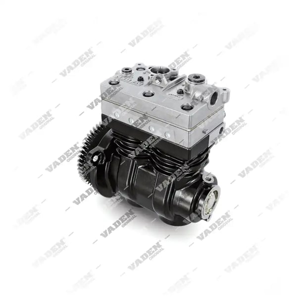 2) 9125140090SP2,7422062019SP2, 1700110003 (7600 850 006, 8131848, 7408131848 com engrenagem), Cilindro duplo, Compressor de ar, Vaden