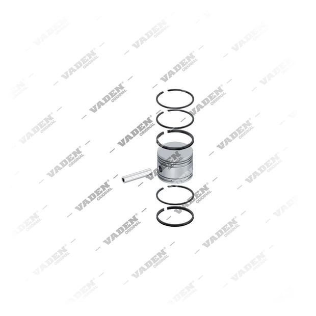 1) , 7000 703 100 Pistão e Anel, Kit reparo do compressor de freio a ar, Vaden