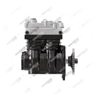 1700035002 (7600 850 008, 3161258, 7403161258 con engranaje), Bicilíndrico, Compresor de aire - Right Side View