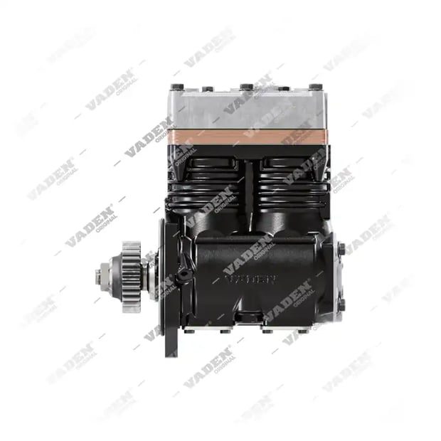 6) 5010339859SP2,LP4851SP2, 1700 010 007 (7600 750 007, 5010240933 com engrenagem) Cilindro duplo, Compressor de ar, Vaden