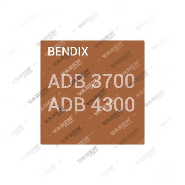 1) , Bendix ADB 3700 / ADB 4300 Bendix, Kaliper Tipleri, Vaden