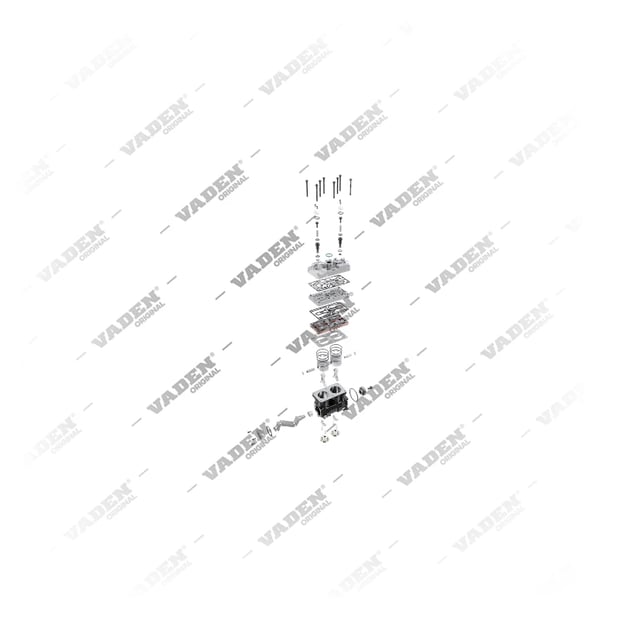 1400 090 004 (7600 880 004, 1732078, 1775248 with gear) Twin Cylinder, Air Compressor – image 9