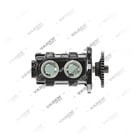 1300190007 (7600 850 008, 3161258, 7403161258 con ingranaggio), Doppio cilindro, Compressore d'aria - Bottom View