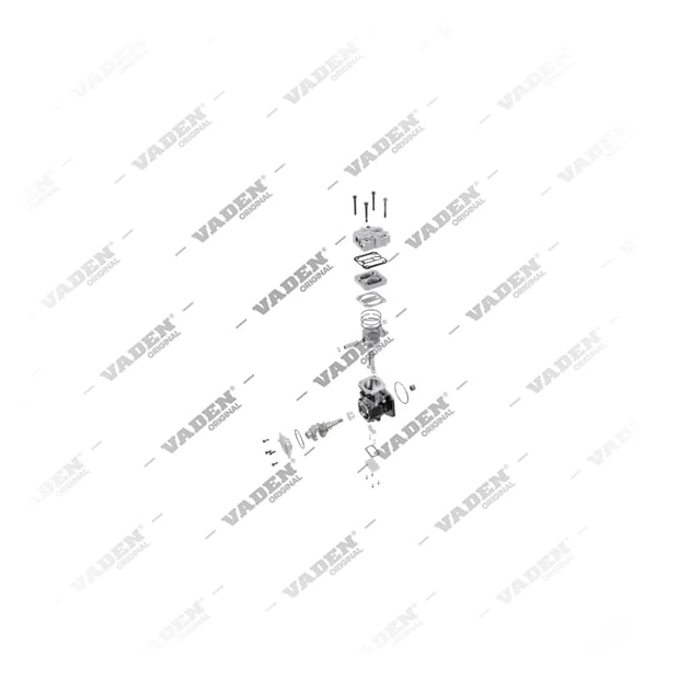 9) II38683F,II38683F000,II38683X00,LK3845,11118572, 1300 035 001 Tek Silindirli, Kompresör, Vaden