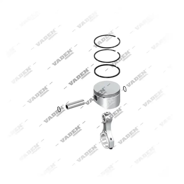 1) , 8000 860 003 Biela e Pistão, Kit reparo do compressor de freio a ar, Vaden