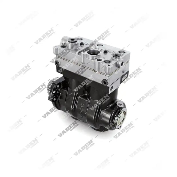 2) 9125120060SP1,9125120067SP1,20770303SP1, 1300190009 (7600 880 003, 1549425 com engrenagem), Cilindro duplo, Compressor de ar, Vaden