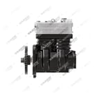 1300190003 (7600 850 006, 8131848, 7408131848 con ingranaggio), Doppio cilindro, Compressore d'aria - Left Side View