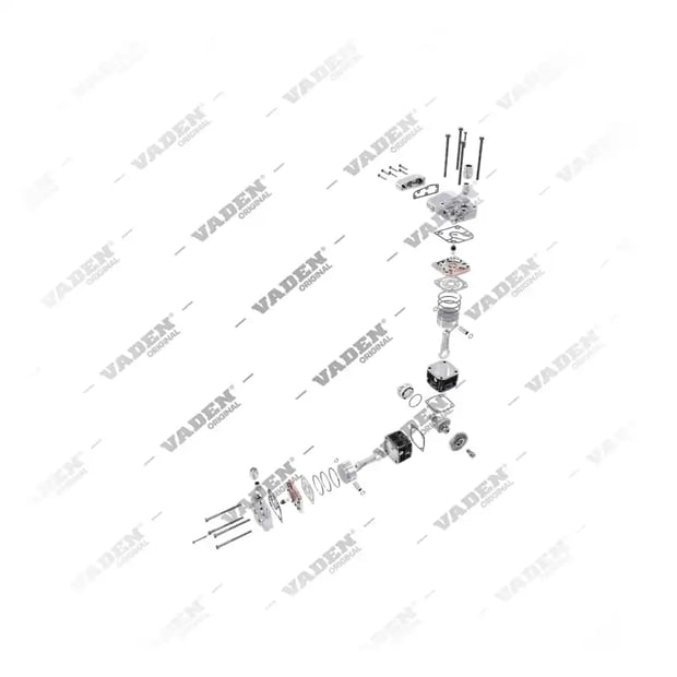 1100 320 001 Cilindro duplo, Compressor de ar – imagem 9